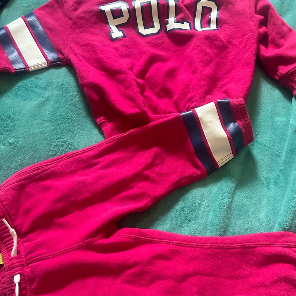 polo girls sweatsuit